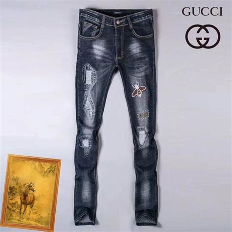 cheap gucci pants for men|gucci denim pants.